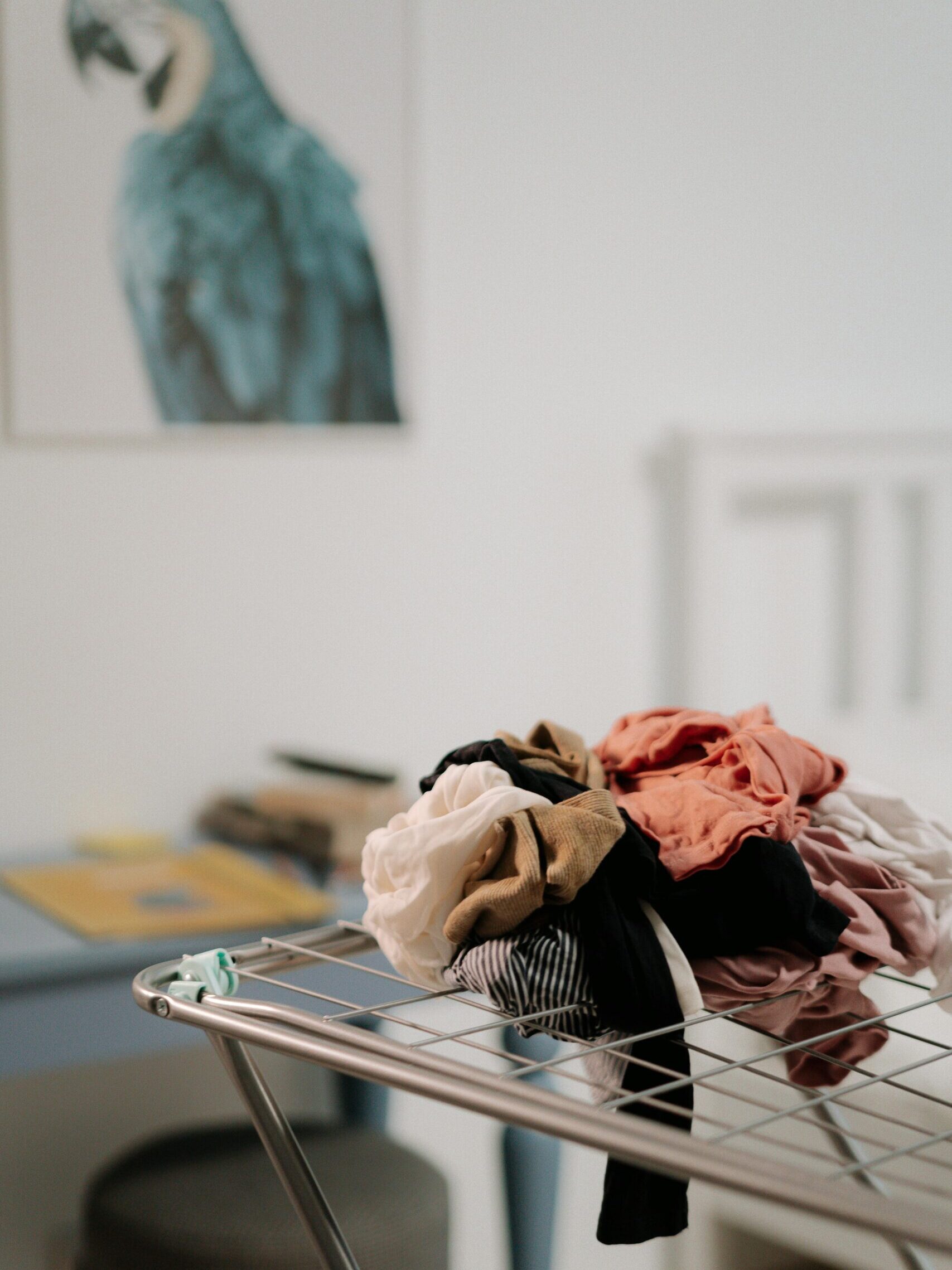 Wäsche trocknen in der Wohnung