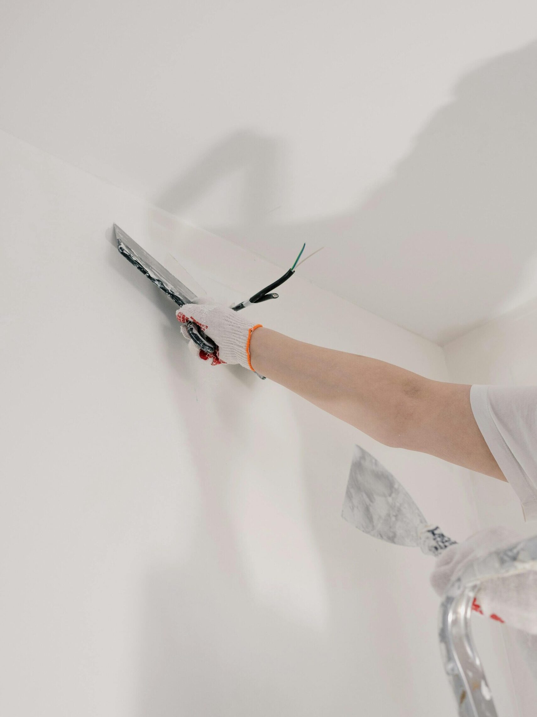 Spachtelputz, Schimmel im Wohnung.